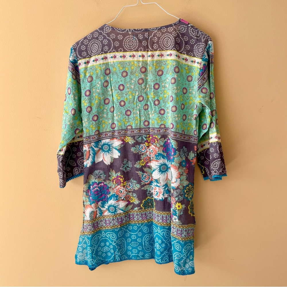 Z&L EUROPE Tunic Swim Coverup V-neck Dress - Picture 3 of 7